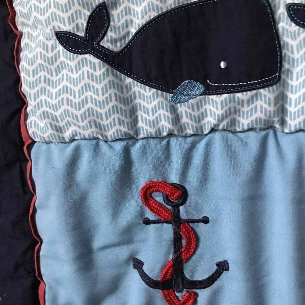 NAUTICA KIDS Whale of a Tale Nursery Crib‎ Bedding